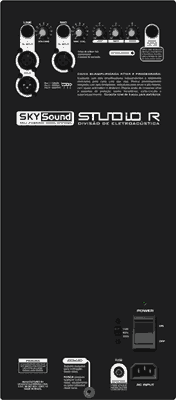 Rear panel SKY Sound 500 Fly