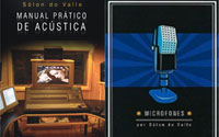 Alguns dos muitos livros técnicos de sua autoria.